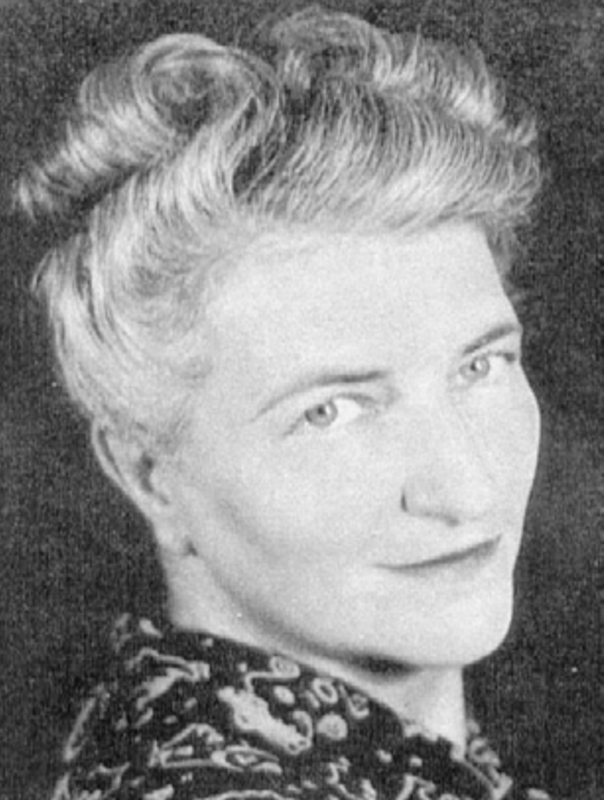 Thea Bamberger, geb. Spier, ca. 1948