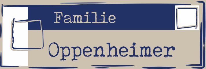 Familie Oppenheimer Schild