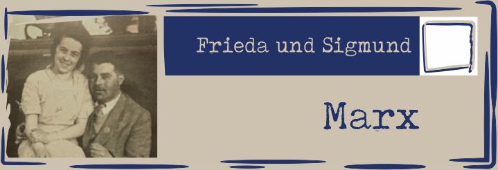 Frieda und Sigmund Marx Schild