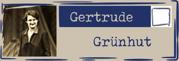 Gertrude Grünhut Schild