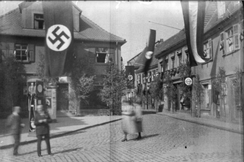 Lichtenfels, Coburger Straße on May 1, 1934